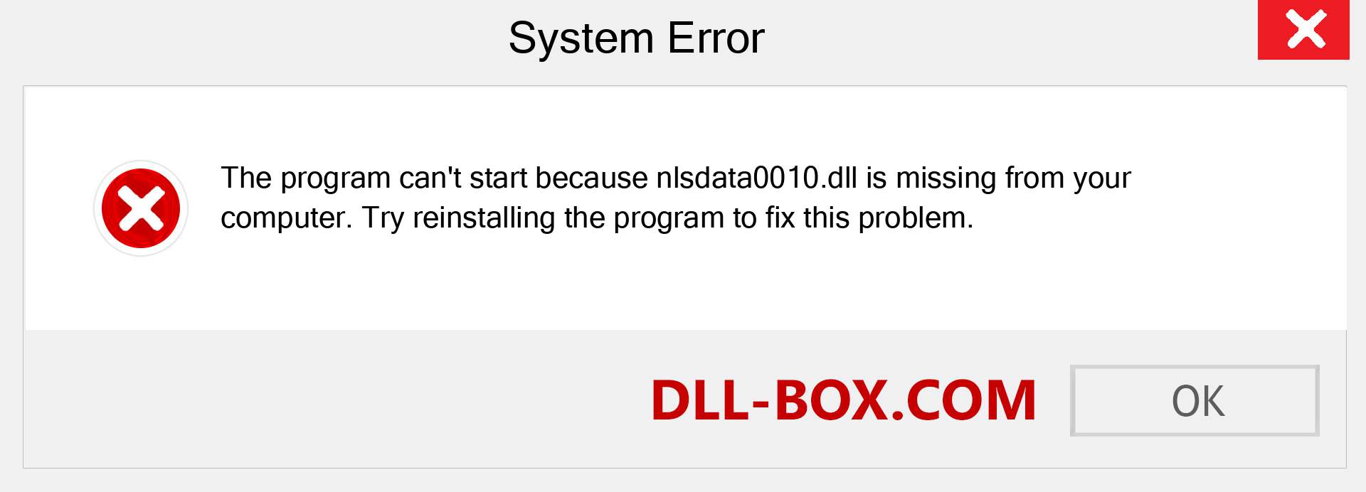  nlsdata0010.dll file is missing?. Download for Windows 7, 8, 10 - Fix  nlsdata0010 dll Missing Error on Windows, photos, images