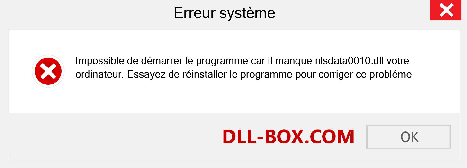 Le fichier nlsdata0010.dll est manquant ?. Télécharger pour Windows 7, 8, 10 - Correction de l'erreur manquante nlsdata0010 dll sur Windows, photos, images